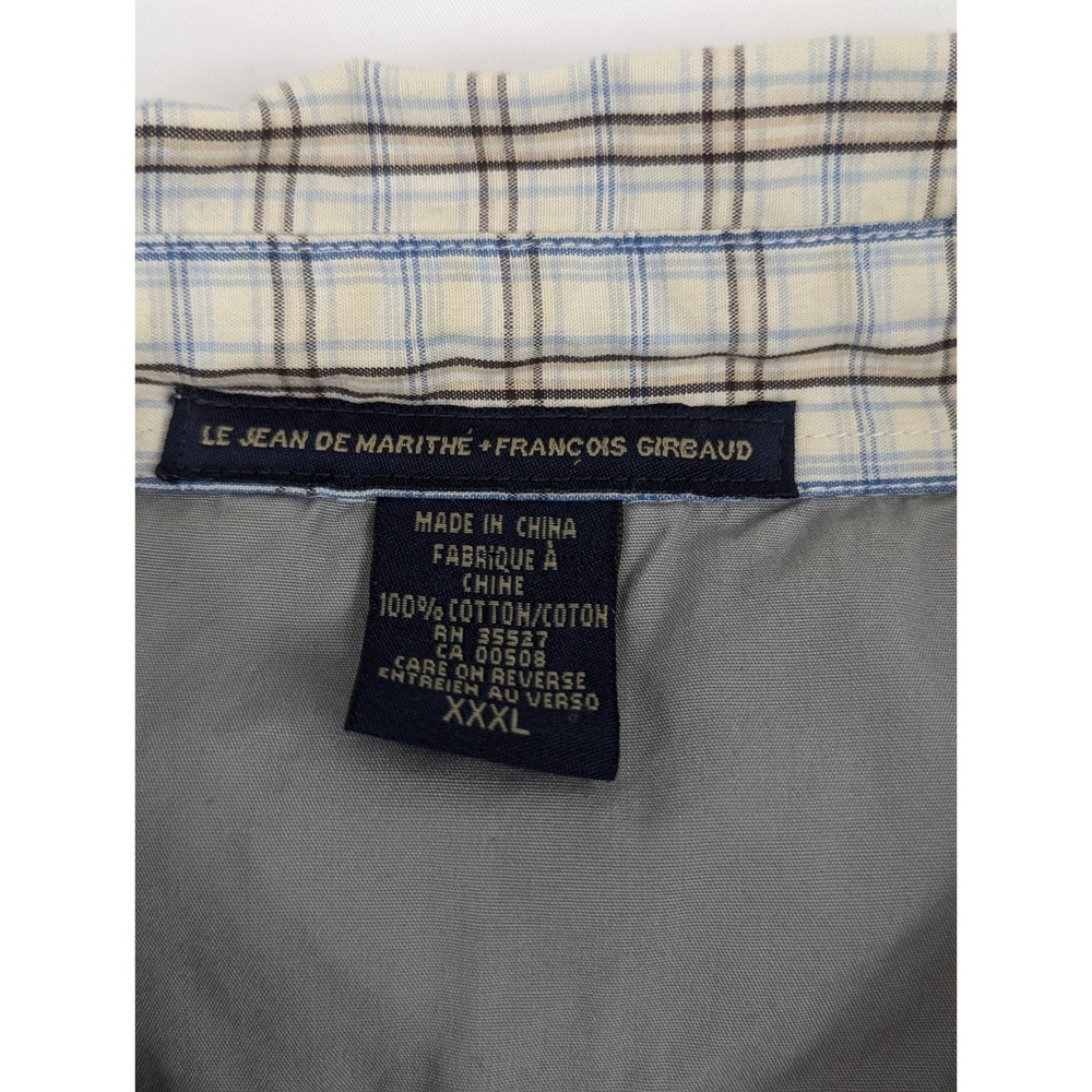 Mens 3XL Marithe Francois Girbaud Vintage Button Up Long Sleeve Embroidery - Picture 7 of 10
